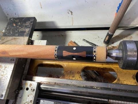 Butt sleeve and butt cap installed