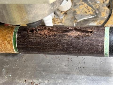Cutting inlay pockets